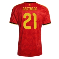 Camiseta Bélgica Timothy Castagne #21 Primera Equipación Replica Mundial 2026 mangas cortas